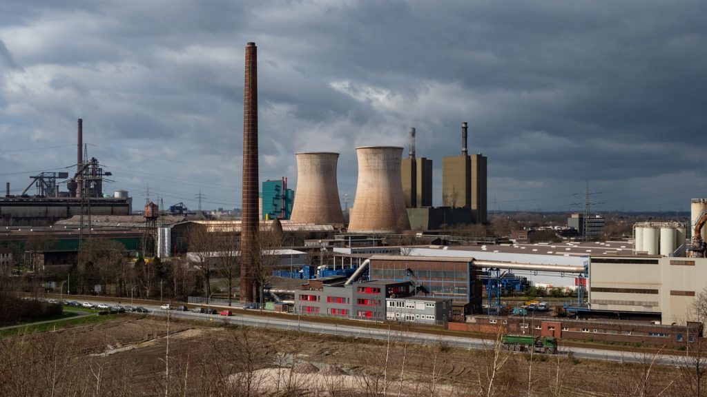 power plant, ruhr area, pollution